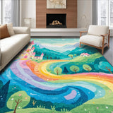 Colorful Rainbow Dreamscape Design(Blue)