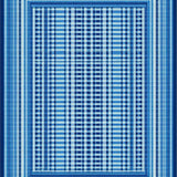 Contemporary Abstract Blue Motif(Blue)