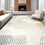 Ultra Soft Area Rug, Non Slip, Stain Resistant, Washable Area Rugs for Living Room, Bedroom, Area Absorbent(Beige)