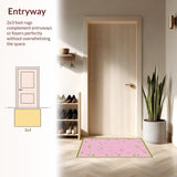 Charming Minimalist Geometric Layout(Pink)