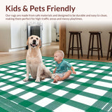 Fresh White Abstract Composition(Green)