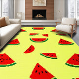 Ultra Soft Area Rug, Non Slip, Stain Resistant, Washable Area Rugs for Living Room, Bedroom, Whimsical Shaped Decorative Piece(Yellow)