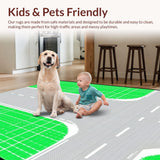 Charming Gray Roadway Aesthetic(Green)