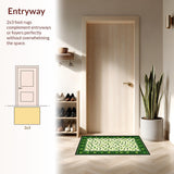 Charming Natural Coir Design(Green)