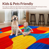 Artistic Colorful Curvilinear Style(Red)