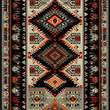 Striking Ethnic Diamond(Black)