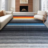 Ultra Soft Area Rug, Non Slip, Stain Resistant, Washable Area Rugs for Living Room, Bedroom, Rustic Textured Minimalist Design(Gray)