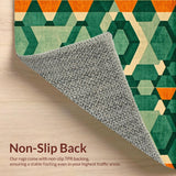 Earthy Tones Abstract Tiled Motif(Green)