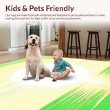 Contemporary Playful Circular Motif(Green)