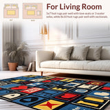 Chic Humorous Monochrome Design(Blue)