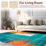 Artistic Multicolor Swirl Motif(Blue)