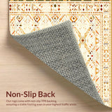 Rustic Earthy Patterned Trellis Motif(Beige)