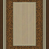 Ultra Soft Area Rug, Non Slip, Stain Resistant, Washable Area Rugs for Living Room, Bedroom, Vibrant Safari Style Elegance(Beige)