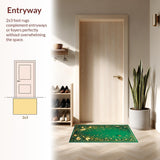 Vibrant Nature Inspired Abstract(Green)