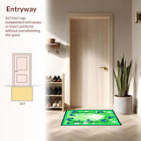 Chic Modern Butterfly Eclectic Vibe(Green)