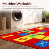 Lively Multicolor Learning Design(Red)