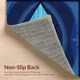 Striking Dynamic Trellis Composition(Blue)