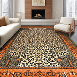 Ultra Soft Area Rug, Non Slip, Stain Resistant, Washable Area Rugs for Living Room, Bedroom, Elegant Neutral Toned Pattern(Beige)