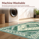 Earthy Tones Retro Diamond Design(Green)