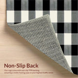 Warm Earthy Toned Plaid Fabric(Black)