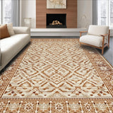 Cozy Muted Floral Geometry(Beige)