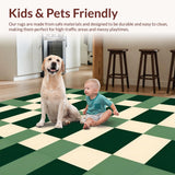 Vibrant Plush Diamond Layout(Green)