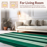 Chic Striped Coastal Vibe(Green)