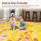 Charming Round Blossom Motif(Yellow)