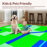 Bright Colorful Intersection Design(Green)