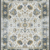 Sophisticated Worn Floral Texture(White)