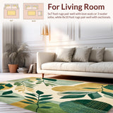 Ultra Soft Area Rug, Non Slip, Stain Resistant, Washable Area Rugs for Living Room, Bedroom, Kindergarten Classroom Area(Green)
