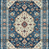 Luxe Denim Infused Rustic Charm(Blue)