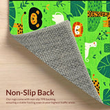 Playful Round Safari Illusion(Green)