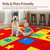 Lively Multicolor Learning Design(Red)