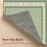 Inviting Cozy Geometric Border Theme(Green)