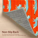 Fun and Energetic Wildlife Motif(Red)