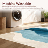 Elegant Blue Toned Artful Design(Beige)