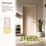 Ultra Soft Area Rug, Non Slip, Stain Resistant, Washable Area Rugs for Living Room, Bedroom, Charming Cartoon Egg Aesthetic(Blue)