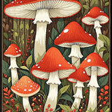 Fun Seasonal Nature Motif(Red)