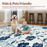 Artful Coastal Floral Elements(Blue)