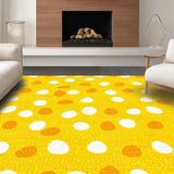 Ultra Soft Area Rug, Non Slip, Stain Resistant, Washable Area Rugs for Living Room, Bedroom, Charming Bright Color Fusion(Yellow)