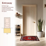 Luxurious Textured Diamond Layout(Red)