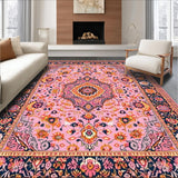 Elegant Vintage Floral Tapestry(Pink)