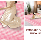 Luxurious Textured Plaid Design(Pink)