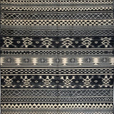 Artful Monochrome Linear Arrangement(Black)