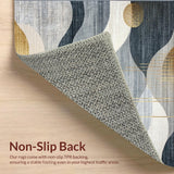 Elegant Grey Gold Geometric Fusion(Gray)