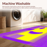 Creative Psychedelic Patterned Decor(Yellow)