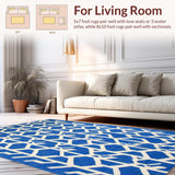 Contemporary Blue Tiled Arrangement(Blue)