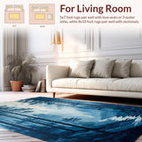 Lush Tree Silhouette Design(Blue)