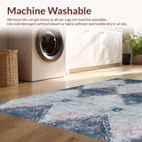 Ultra Soft Area Rug, Non Slip, Stain Resistant, Washable Area Rugs for Living Room, Bedroom, Premium Non-Shedding Eco-Friendly Decor Piece With Stunning Pattern(Gray)